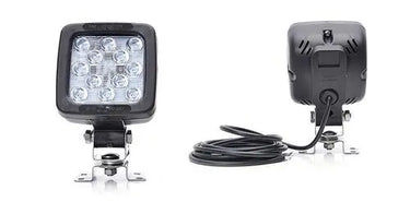 Lampa robocza W82 LED (12 diod, czarny korpus) Image 1