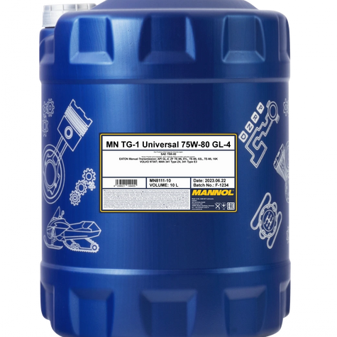 MANNOL TG-1 Universal 75W-80 GL-4 10L Image 1
