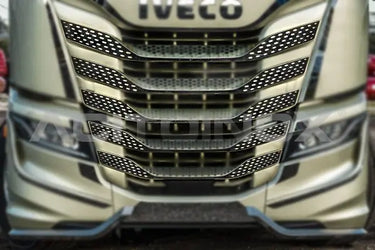NAKŁADKI OZDOBNE NA GRILL (STAL NIERDZEWNA) DO IVECO S-WAY Image 1