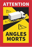 Tabliczka Angles Morts na magnesie