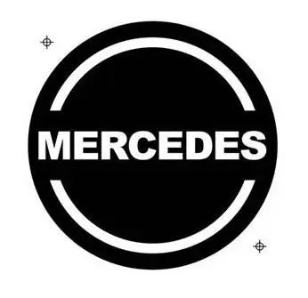 Naklejka z logo Mercedes do kołpaków Sprinter Image 1
