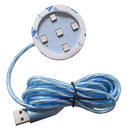 Niebieskie podświetlenie POPPY pod USB ze świecącym przewodem Image 1