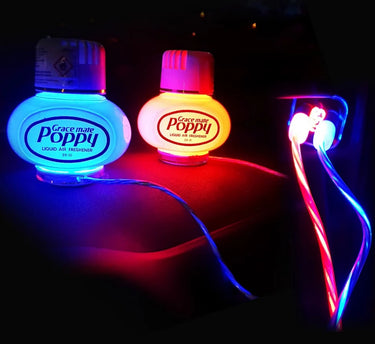 Niebieskie podświetlenie POPPY pod USB ze świecącym przewodem Image 2