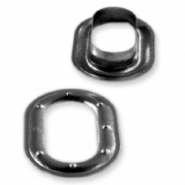 Oczko Plandekowe Owalne 42x22mm Aluzink 1000szt Image 1