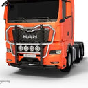 Orurowanie czołowe Outland (kangur) z uchwytami na 4 odbiorniki do MAN TGX stalowy zderzak (2020-) z homologacją R26/R61 Image 1