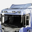 Orurowanie nad osłonę przeciwsłoneczną do SCANIA NG z wiązką elektryczną i uchwytami na 4 odbiorniki ze światłami obrysowymi LED Image 1
