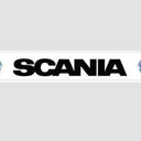 Osłona przeciwbłotna/fartuch (2380x350mm) - czarny napis "SCANIA" z herbem Image 1