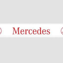 Osłona przeciwbłotna/fartuch (2380x350mm) - czerwony napis "MERCEDES" Image 1