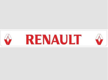 Osłona przeciwbłotna/fartuch (2380x350mm) - czerwony napis "RENAULT" Image 1