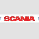 Osłona przeciwbłotna/fartuch (2380x350mm) - czerwony napis SCANIA z herbem Image 1