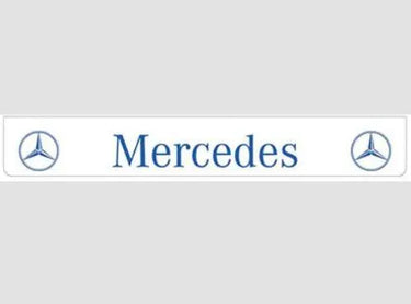 Osłona przeciwbłotna/fartuch (2380x350mm) - niebieski napis "MERCEDES" Image 1