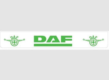 Osłona przeciwbłotna/fartuch (2380x350mm) - zielony napis "DAF" Image 1