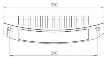 Oświetlenie zewnętrzne LED Scenel SI7-5-3MV (10/32 V, 1068Lm, kolor czarny) Image 2