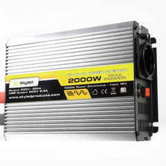 PRZETWORNICA SKYLED 2000W (CHWILOWA) Z USB, PEŁNY SINUS DC24V AC220V-240V, Image 1
