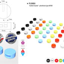 Plomba 10mm (średnio twarda, plastikowa typu notox) 1000 sztuk Image 1