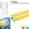 Plomba (strzałkowa do plombowania saszetek oraz torebek) 1000 szt. Image 1