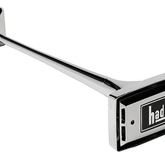 Pneumatyczny klakson HADLEY 66 cm – prostokątny, chromowana stal, gwint M12 Image 1