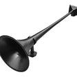 Pneumatyczny klakson HADLEY – okrągły, czarny mat, 95 cm | Aluminiowa konstrukcja i charakterystyczny dźwięk Image 1