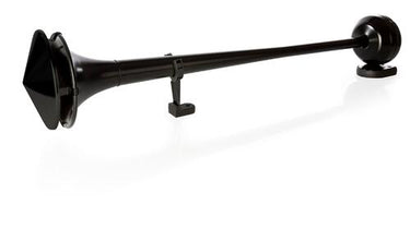 Pneumatyczny sygnał dźwiękowy BEAM 73 cm – czarny mat, stal nierdzewna, z osłoną Image 1