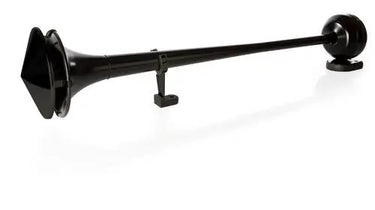 Pneumatyczny sygnał dźwiękowy BEAM – czarny mat, stal nierdzewna, 75 cm, z osłoną Image 1