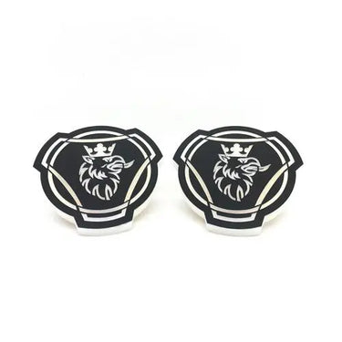 Podświetlane loga LED 24V Czarny Gryf kolor światła białe zimne (para) Image 1