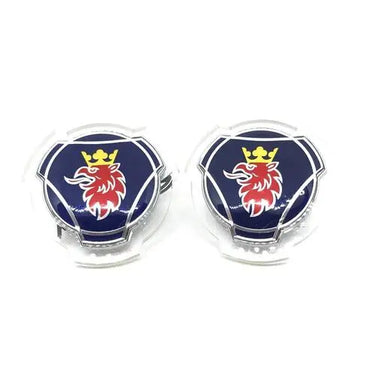 Podświetlane loga LED 24V Scania Granatowy Gryf kolor światła pomarańczowe (para) Image 1