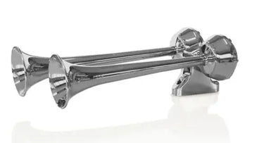 Podwójny sygnał pneumatyczny (chromowany, plastikowy, 37,5 i 41,5 cm) Image 1