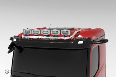 RRama Dachowa do MB Classic Space z Wiązką, Mocowaniami na 5 Halogenów i Światłami Obrysowymi LED Image 1