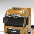 Rama dachowa do MAN TGX (2020-) GX INDIVIDUAL z wiązką elektryczną, wspornikami na 4 odbiorniki Image 1