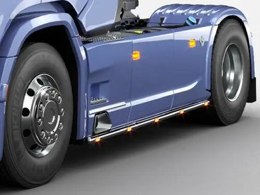 Ramy boczne 3750mm, 2x5 LED Scania R 2019- i S po liftingu osłon międzyosiowych, z zestawem montażowym Image 1