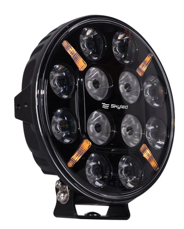 Reflektor SKYLED Jupiter 9X 9" LED 120W – białe/pomarańczowe pozycje, 850 m zasięgu, ECE R112 Image 1