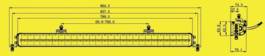 SKYLED TOWER 31,2" LED BAR (789 mm) z dynamicznym światłem pozycyjnym Image 5