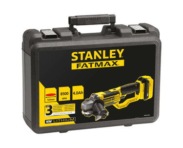 SZLIFIERKA KĄTOWA 125MM 18V / 8.500 RPM / 2 X 4,0 AH LI-ION Image 1