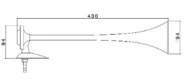 Sygnał pneumatyczny TA/NS (stal nierdzewna, 43 cm) Image 2