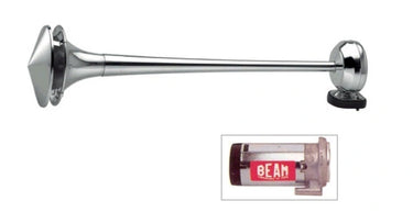 Sygnał pneumatyczny z kompresorem 24V (stal nierdzewna, 55 cm, z pokrywą) Image 1