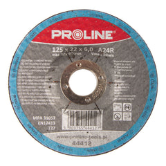 TARCZA DO SZLIFOWANIA METALU, T27, 115x6.0x22A24R PROLINE Image 1