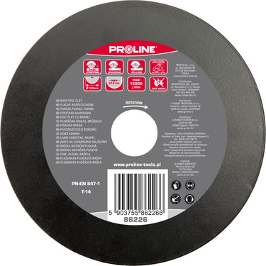 TARCZA PŁASKA TARNIK ŚREDNIE ZĘBY TYP A 125MM PROLINE Image 1