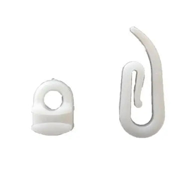 Uniwersalne haki oraz prowadnice do firan 50 sztuk Image 1