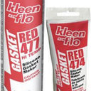 Uszczelniacz silikonowy - czerwony wysokotemperaturowy Kleen Flo 85 g. Image 1