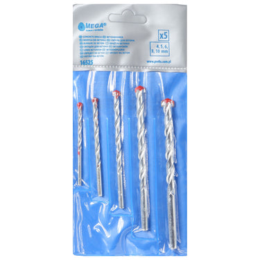 WIERTŁA DO BETONU KPL. SZT.8 (3-10MM) W ETUI <113108> Image 1
