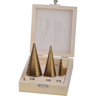 WIERTŁA STOPNIOWE DO METALU HSS TIN 3SZT. (4, 4,6MM) PROLINE Image 1