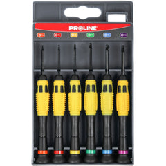 WKRĘTAKI ZEGARMISTRZOWSKIE TORX T4-T10 SZT.6 PROLINE Image 1