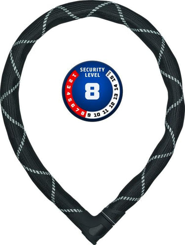 ZAPIĘCIE ROWEROWE ABUS STEEL-O-FLEX IVEN 8200/85 CZARNY Image 1