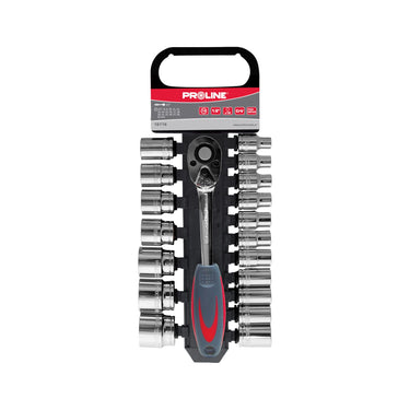 ZESTAW 19 SZT NASADEK CV 1/2", 8-32MM PROLINE Image 1