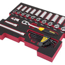 ZESTAW KLUCZY NASADOWYCH DO T-STACK 3/8" 38 SZT. Image 2