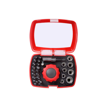 ZESTAW KOŃCÓWEK I NASADEK Z GRZECH. I UCHWYT.,27SZT. PROLINE Image 1