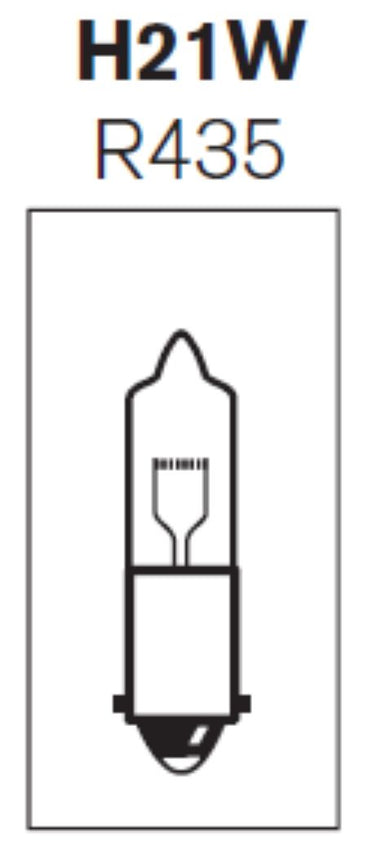 Żarówka samochodowa - H21W (R435) RING 12V; 21W; BAy9s Halogenowa Image 1