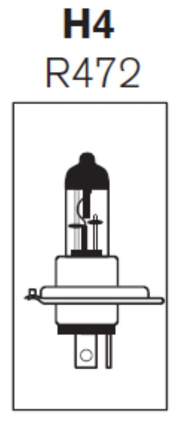 Żarówka samochodowa - H4 (R472) RING 12V; 60/55W ; P43T Image 1