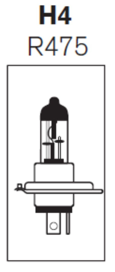 Żarówka samochodowa - H4 (R475) RING 24V; 75/70W; P43T Image 1