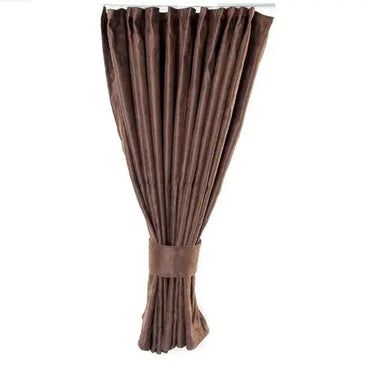 Zasłony boczne 90 cm (podwójny materiał) brąz Image 1